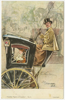 The Hansom Cab, No. 7 from Familiar Figures of London Series