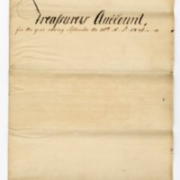 Treasurers Accounts, 1836